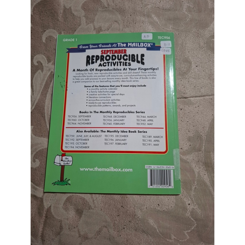 The Mailbox - September Reproducible Activities Grade 1 - Picture 5 of 5